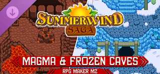 RPG Maker MZ - Summerwind Saga - Magma & Frozen Caves background image