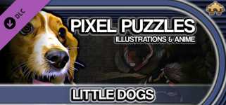 Pixel Puzzles Illustrations & Anime - Jigsaw Pack: Little Dogs cover image