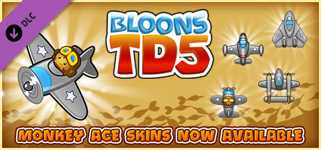 Bloons TD 5 - Top Gun Monkey Ace Skin cover image