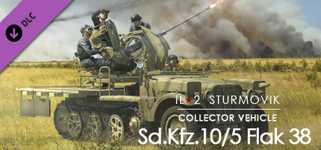 IL-2 Sturmovik: Sd.Kfz. 10/5 Flak 38 Anti-Aircraft Gun background image