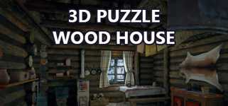 3D PUZZLE - Wood House background image