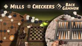 Backgammon + Checkers + Mills background image