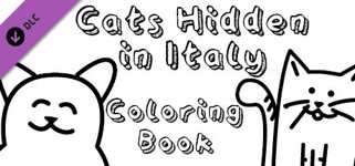 Cats Hidden in Italy - Coloring Book cover image