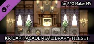 RPG Maker MV - KR Dark Academia Library Tileset cover image