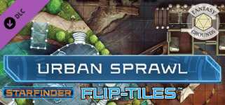 Fantasy Grounds - Starfinder RPG - Flip-Mat - Urban Sprawl cover image