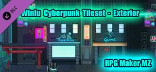 RPG Maker MZ - Winlu Cyberpunk Tileset - Exterior cover image