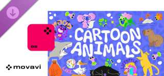 Movavi Video Editor 2025 - Cartoon Animals Pack cover image
