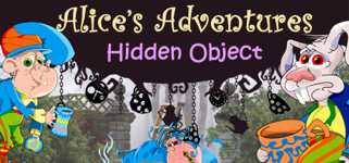 Alice's Adventures - Hidden Object. Wimmelbild cover image
