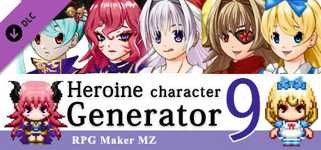 RPG Maker MZ - Heroine Character Generator 9 for MZ cover image