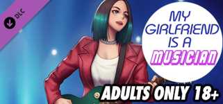 My Girlfriend is a Musician Adults Only 18+ Patch cover image