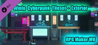 RPG Maker MV - Winlu Cyberpunk Tileset - Exterior cover image