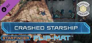 Fantasy Grounds - Starfinder RPG - FlipMat - Crashed Starship cover image