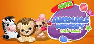 Cute Animals Memory Card Game cover image