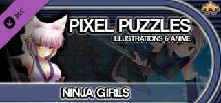 Pixel Puzzles Illustrations & Anime - Jigsaw Pack: Ninja Girls cover image
