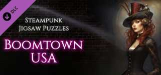 Steampunk Jigsaw Puzzles - Boomtown USA cover image