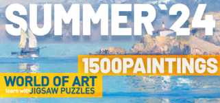 WORLD OF ART learn with JIGSAW PUZZLES cover image