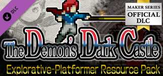 Pixel Game Maker MV - The Demon's Dark Castle: Explorative-Platformer Resource Pack cover image