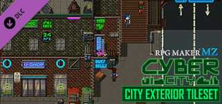 RPG Maker MZ - Cyber City: Exterior Tiles cover image