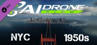 AI Drone Simulator - NYC 1950s Map cover image