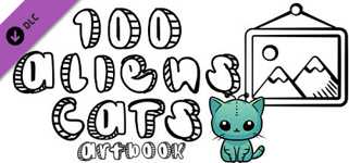 100 Aliens Cats - Artbook cover image