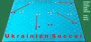 Ukrainian Soccer  ( multi-angle offensive ) 14 balls !!! background image
