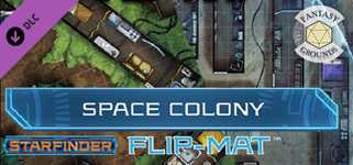 Fantasy Grounds - Starfinder RPG - FlipMat - Space Colony cover image