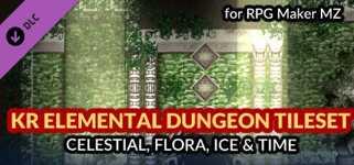 RPG Maker MZ - KR Elemental Dungeon Tileset - Celestial Flora Ice Time cover image