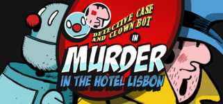 Detective Case and Clown Bot in: Murder in the Hotel Lisbon cover image