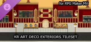 RPG Maker MV - KR Art Deco Exteriors Tileset cover image