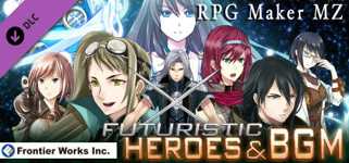RPG Maker MZ - Frontier Works: Futuristic Heroes and BGM cover image