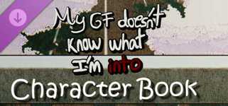 My GF Doesn't Know What I'm Into: Character (Art)Book background image