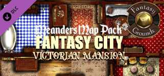 Fantasy Grounds - Meanders Map Pack: Victorian Mansion Special Edition (Map Pack) cover image