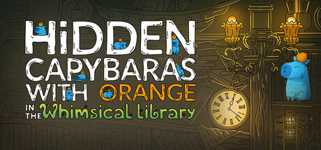 Hidden Capybaras with Orange in the Whimsical Library cover image