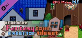 RPG Maker MZ - Krachware Fantasy Town Exterior Tileset cover image