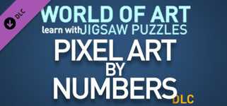 WORLD OF ART - learn with JIGSAW PUZZLES: PIXEL ART BY NUMBERS cover image