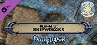 Fantasy Grounds - Pathfinder RPG - Pathfinder Flip-Mat: Shipwrecks cover image