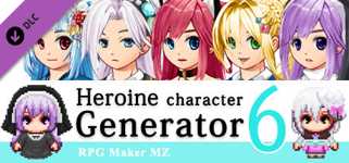 RPG Maker MZ - Heroine Character Generator 6 for MZ cover image