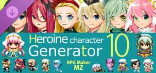 RPG Maker MZ - Heroine Character Generator 10 for MZ cover image