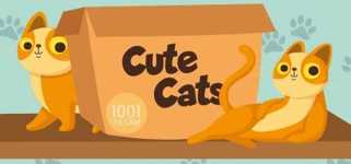 1001 Jigsaw. Cute Cats cover image