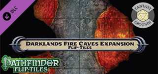 Fantasy Grounds - Pathfinder RPG - Flip-Tiles - Darklands Fire Caves Expansion cover image