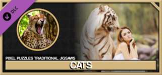 Pixel Puzzles Traditional Jigsaws Pack: Cats cover image