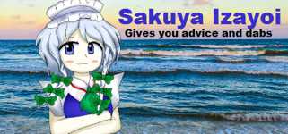 Sakuya Izayoi Gives You Advice And Dabs background image