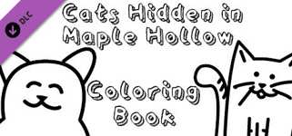Cats Hidden in Maple Hollow - Coloring Book cover image