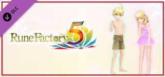Rune Factory 5 - The Resplendent Butterfly and the Priest Swimsuit Set + New Ranger Care Package Item Pack cover image