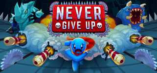 Never give up! background image