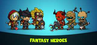 Fantasy Heroes: Character Editor & Sprite Sheet Maker cover image