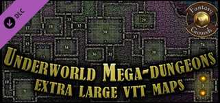 Fantasy Grounds - Paths to Adventure: Underworld Mega-Dungeons (Map Pack) cover image