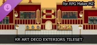 RPG Maker MZ - KR Art Deco Exteriors Tileset background image